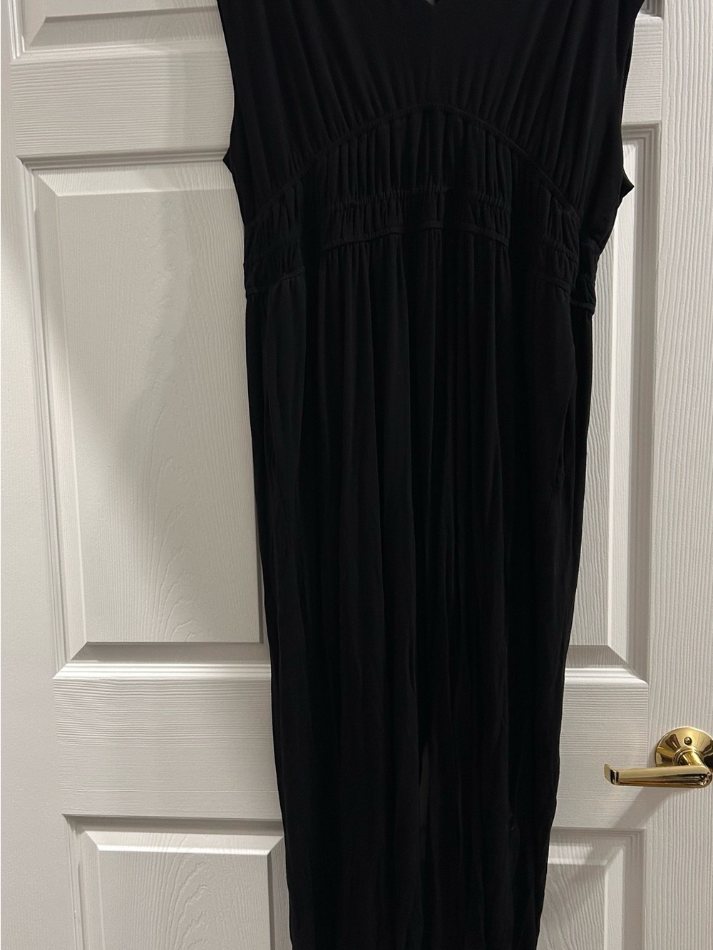 Classic Black Sleeveless Jumpsuit